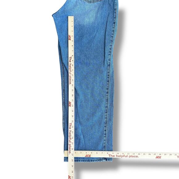 Hollister Curvy Ultra High Rise Dad Jeans 13R W31 L31 Distressed Straight Leg - Picture 6 of 12